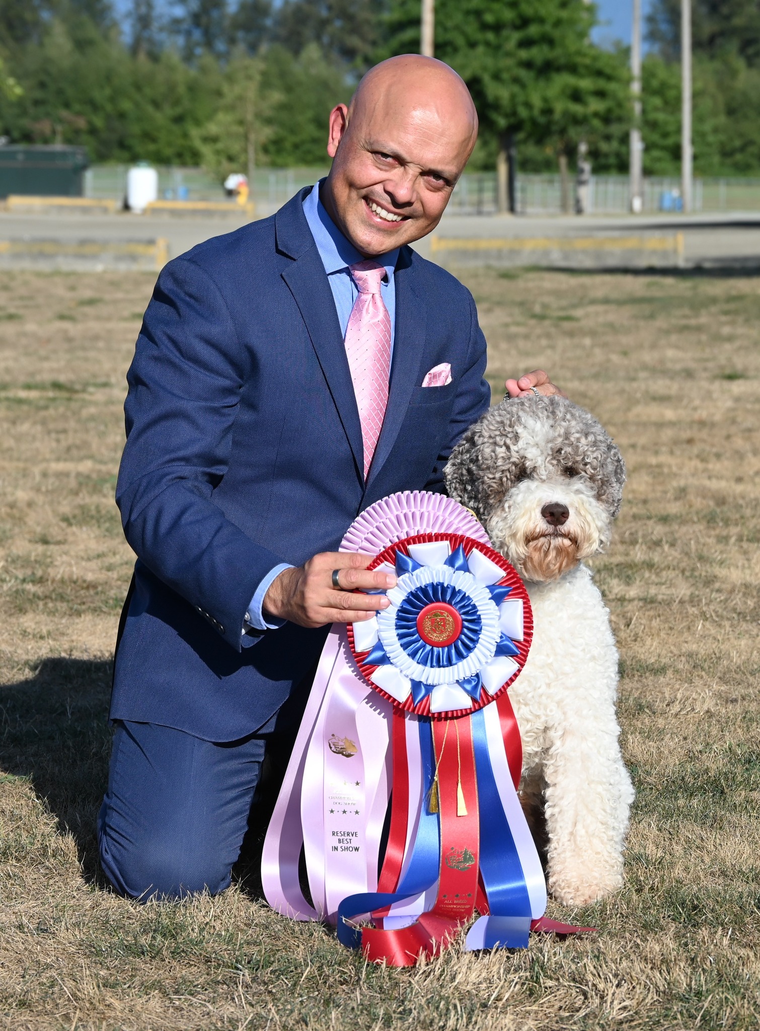Basil the Lagotto Romagnolo wins Best in Show